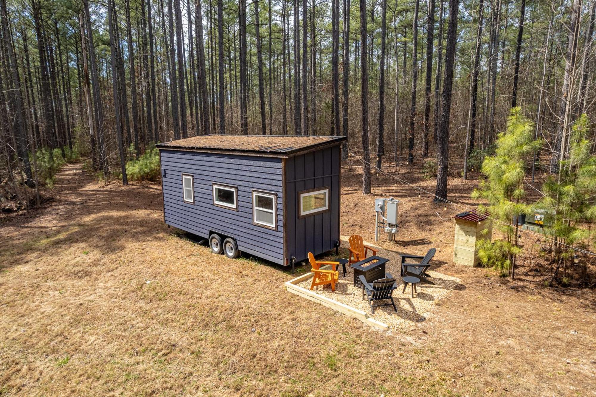 Вилла Pine Creek Tiny House Amherst Экстерьер фото