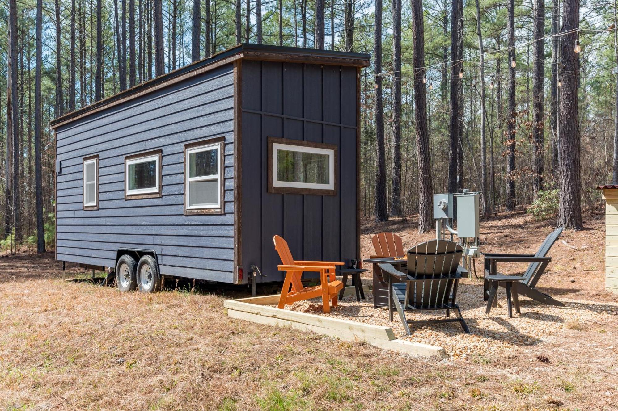Вилла Pine Creek Tiny House Amherst Экстерьер фото