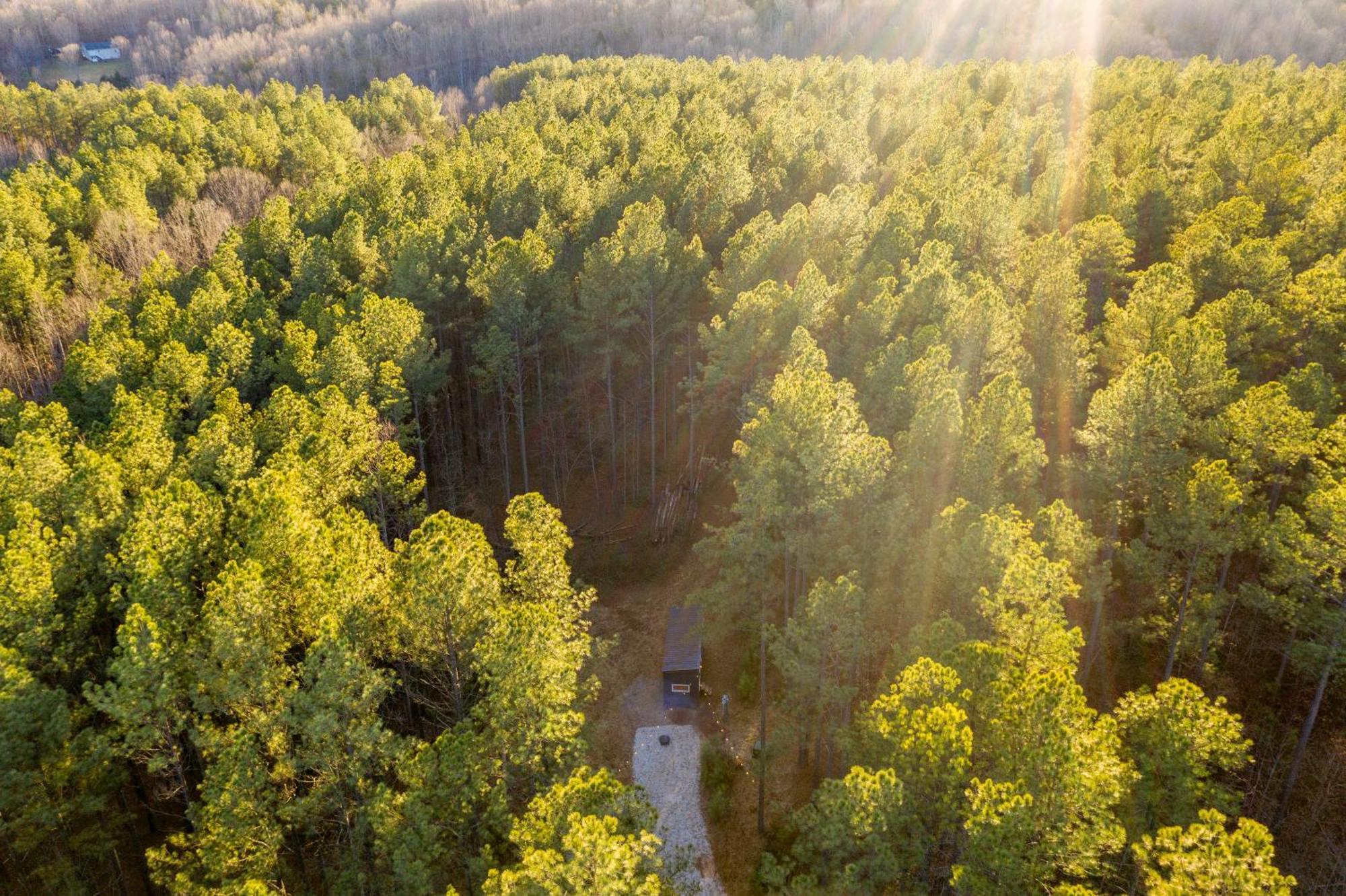 Вилла Pine Creek Tiny House Amherst Экстерьер фото
