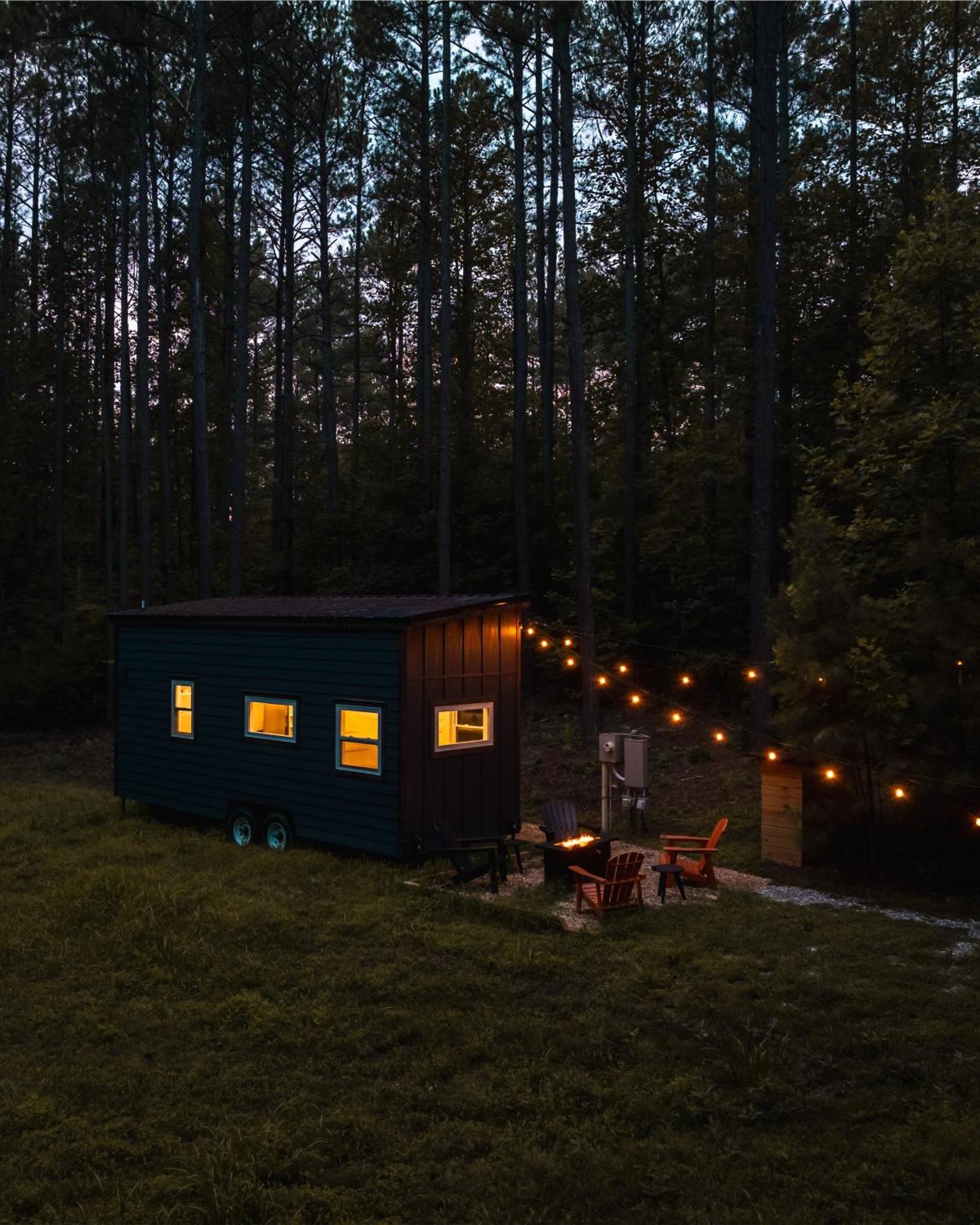 Вилла Pine Creek Tiny House Amherst Экстерьер фото