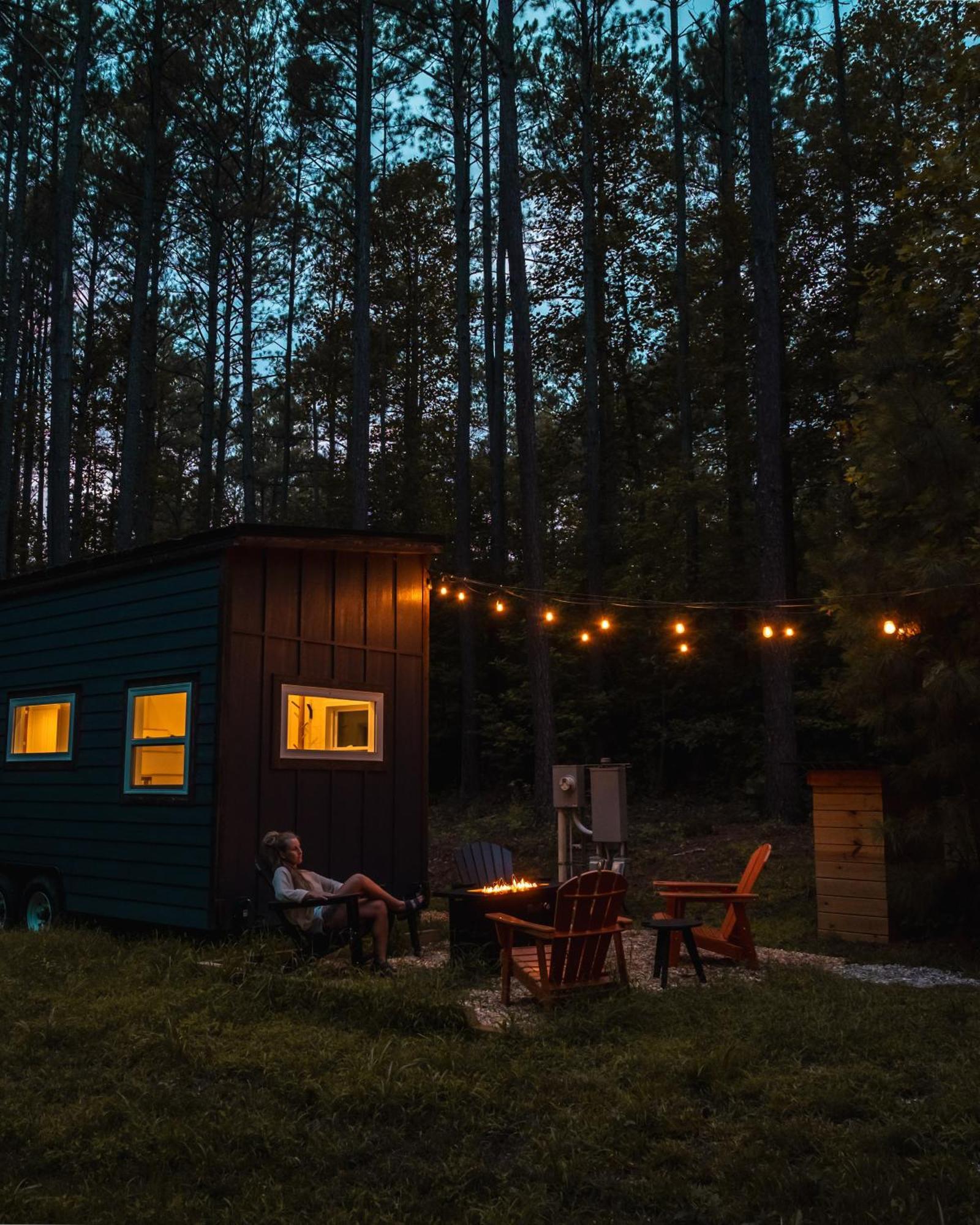 Вилла Pine Creek Tiny House Amherst Экстерьер фото
